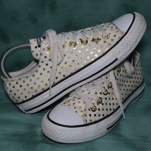 Converse AllStar | Gold Polka Dot | size W7M5